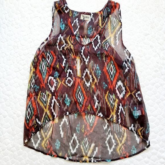 Show Me Your Mumu aztec tank top boho lightweight - Picture 1 of 7